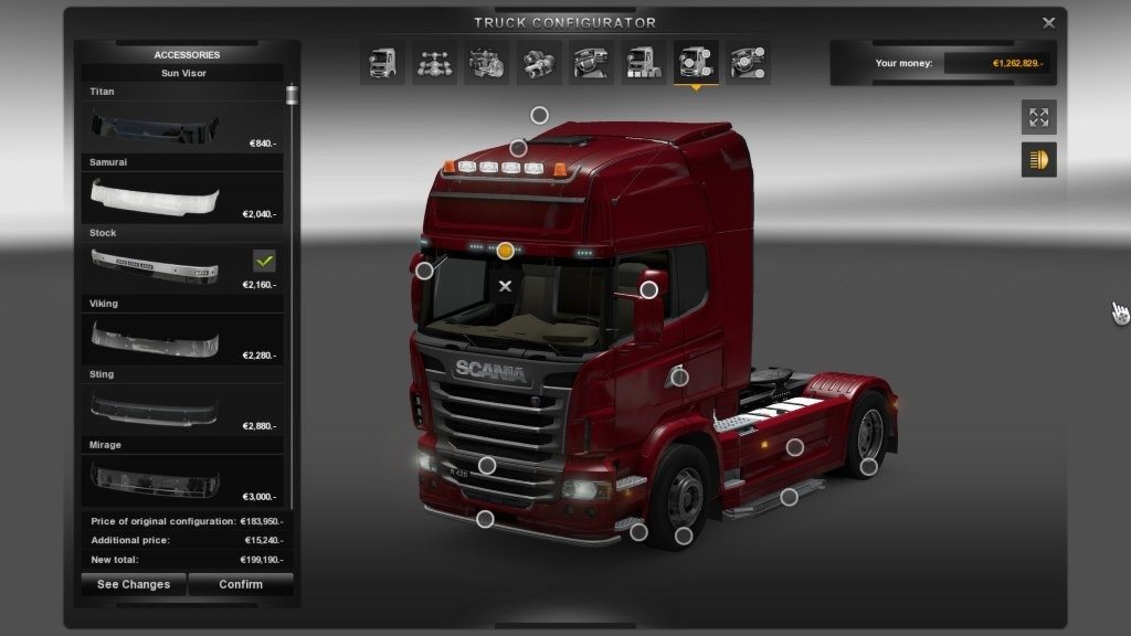 Euro Truck Simulator 2 марки автомобилей
