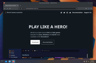 Сайт Heroic Game Launcher