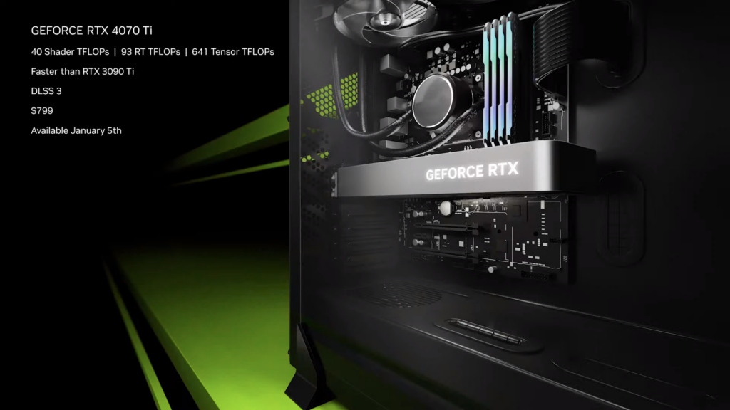 NVIDIA RTX 4070 Ti выходит на рынок 5 января