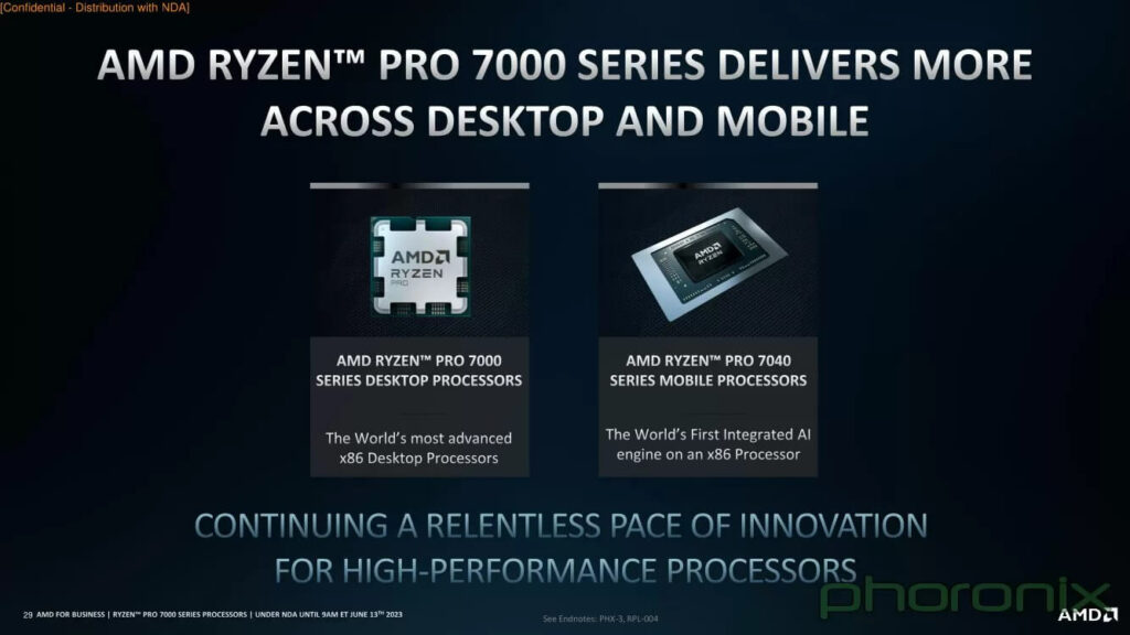 Ryzen PRO 7000 series